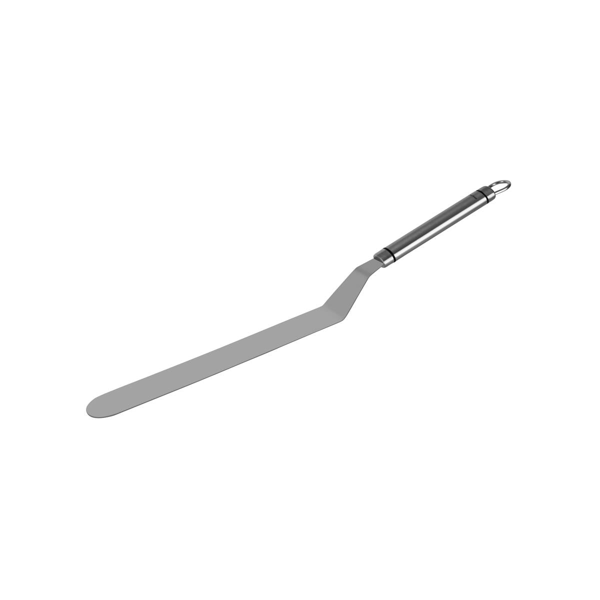 32526 - Chef Inox Milano Cranked Spatula 18/8 395x36mm (Sold in sets of 6)