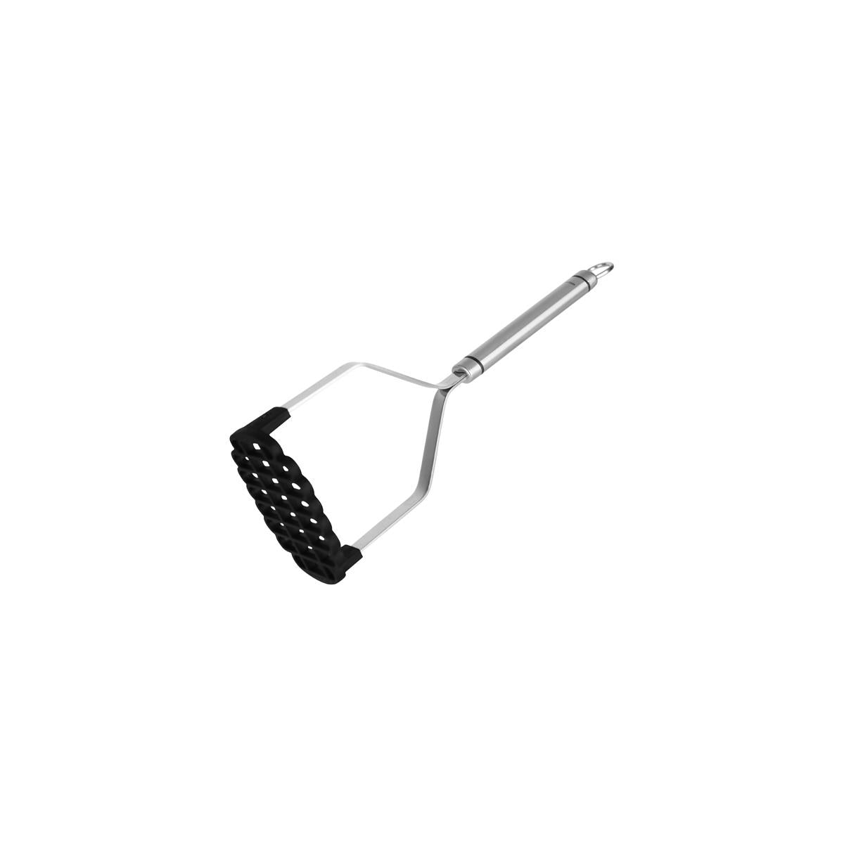 32586 - Chef Inox Milano Potato Masher Non Stick W/S/S Hdl 256x97mm (Sold in sets of 6)
