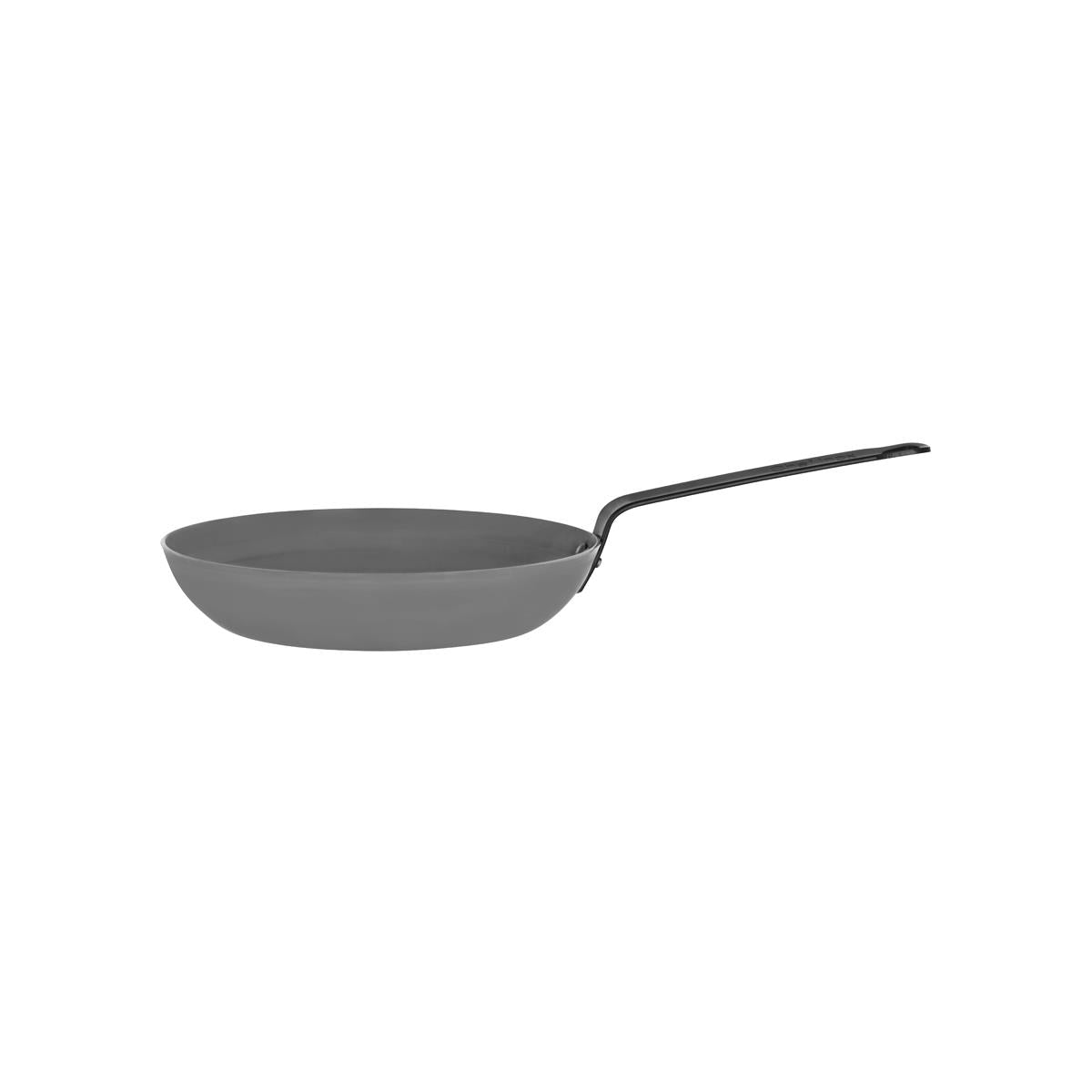 37120 - Chef Inox Round Frypan Black Steel 3.0mm Gauge - Image 4