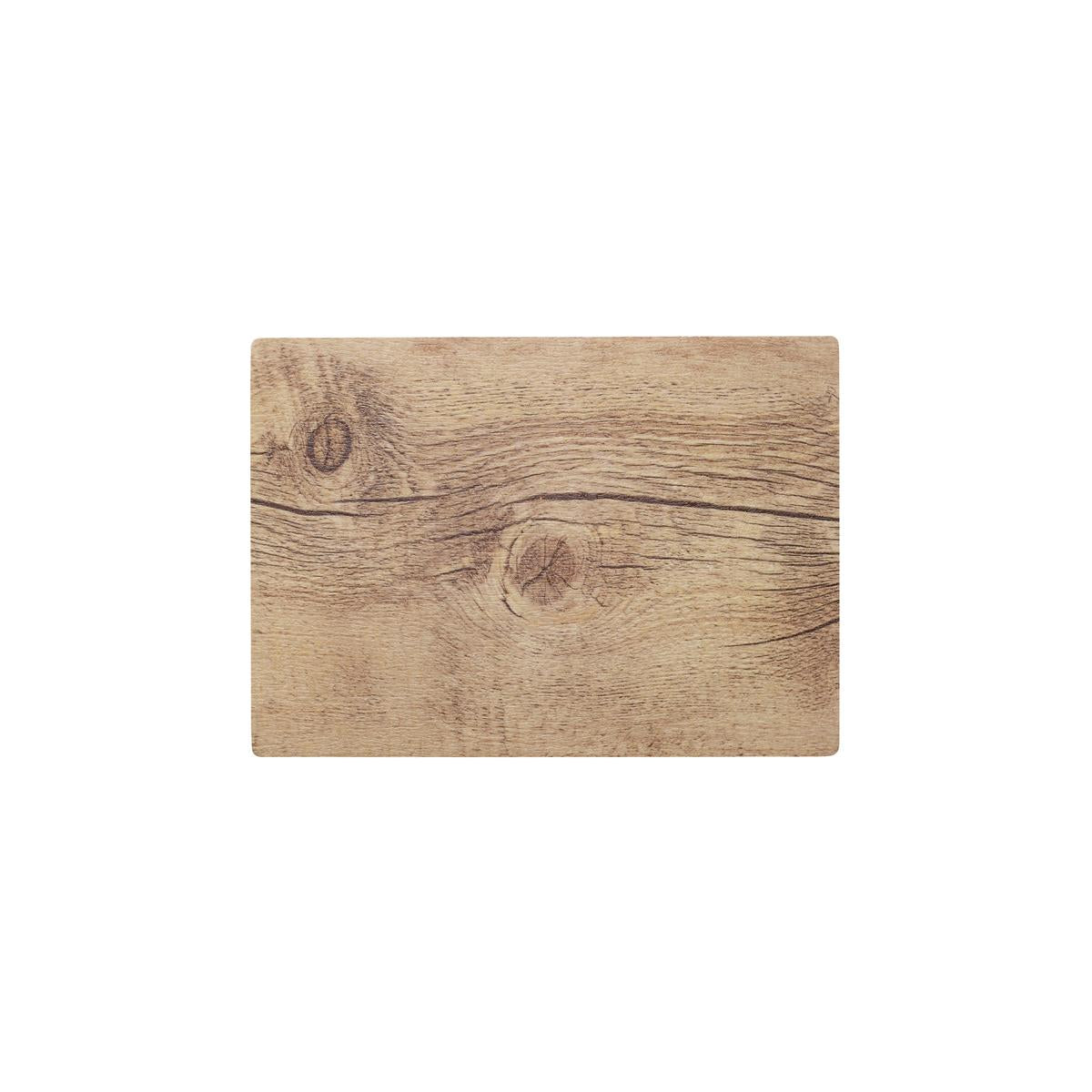 46715 - Chef Inox Rect Pizza Board Ma Oak Wood Effect - Image 2