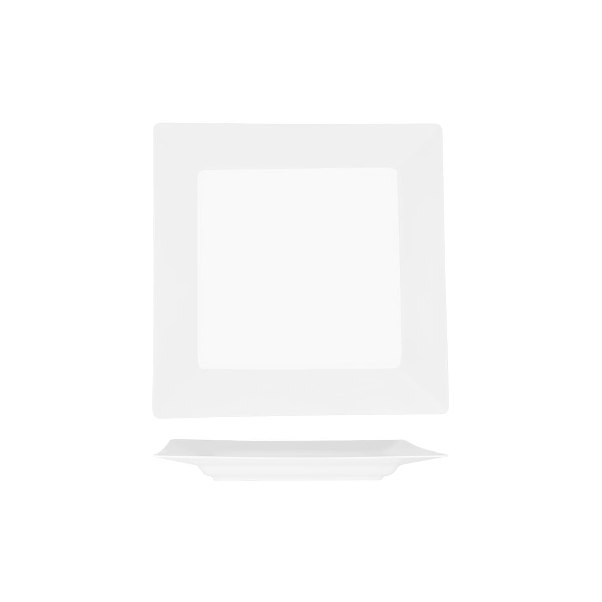 Superware Square Plate W Rim (Sold in sets of 6)