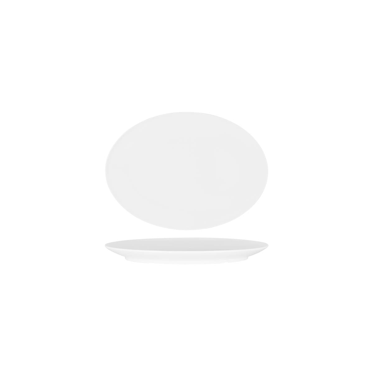 Superware Oval Platter Coupe White (Sold in sets of 12)
