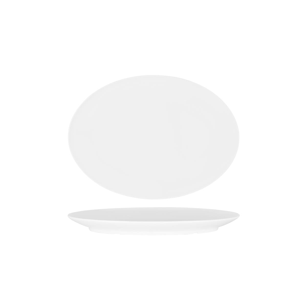 Superware Oval Platter Coupe White (Sold in sets of 12)