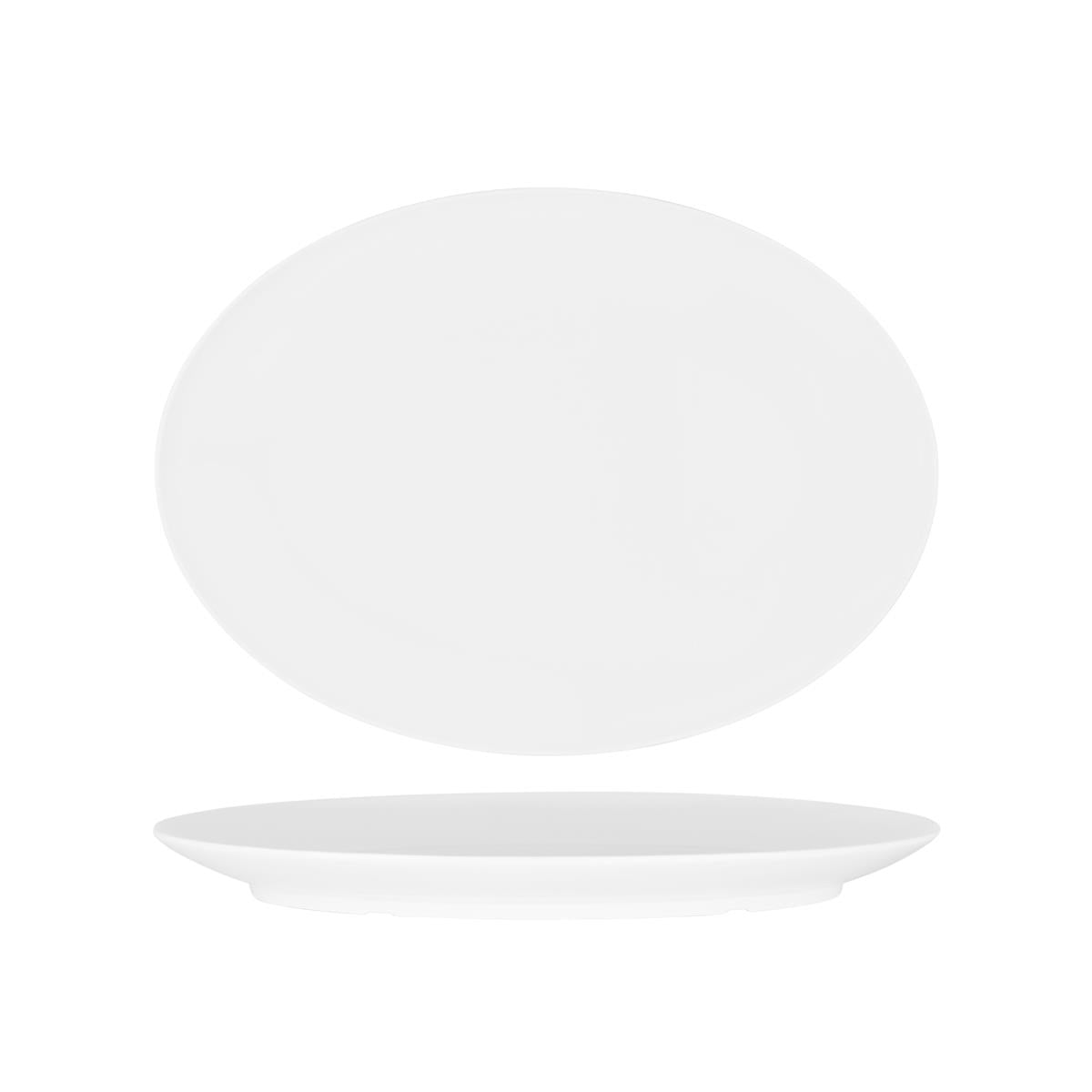 Superware Oval Platter Coupe White (Sold in sets of 12)