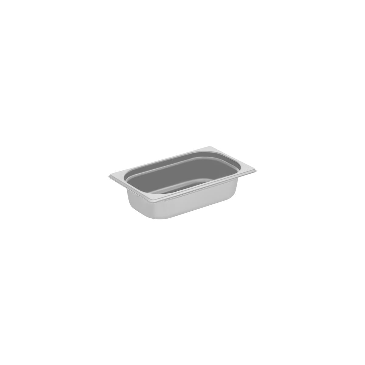 51406 - Chef Inox Anti-Jam Steam Pan 1/4 SIZE 265X162X150Mm (Sold in sets of 24)