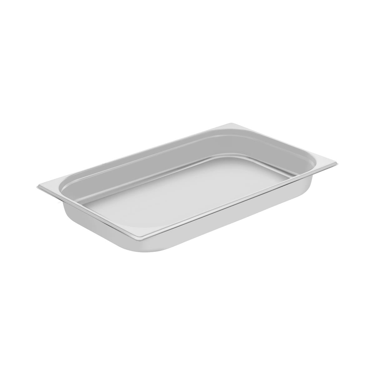 Chef Inox Anti-Jam Steam Pan 1/1 Size 530X325X65Mm 8.8ml