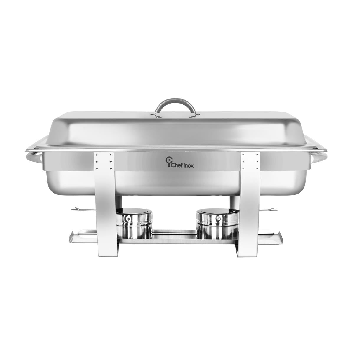 54801 - Chef Inox Chafer Economy Stackable S/S 1/1 590x332x270mm