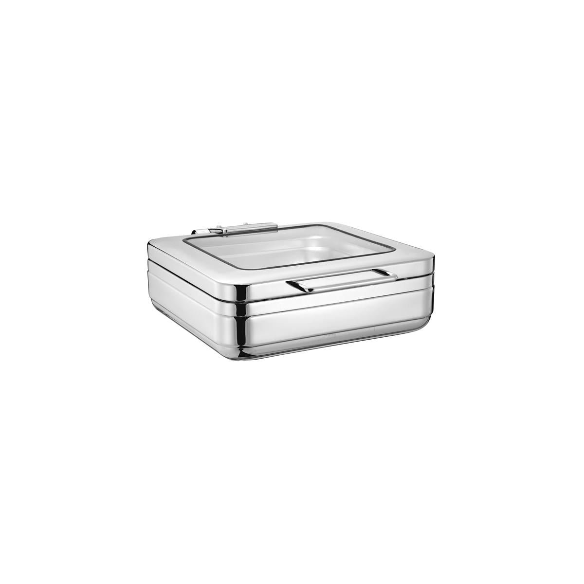 54903 - Chef Inox Rect Induction Chafer W/Glass Lid 2/3 Size