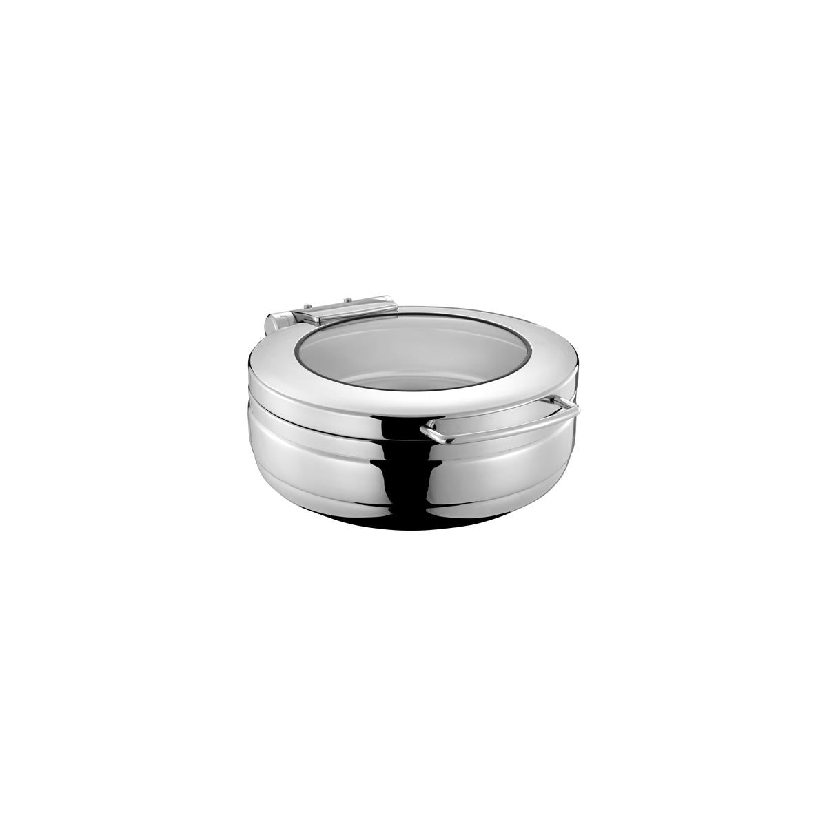 54905 - Chef Inox Round Induction Chafer W/Glass Lid 18/8 Small
