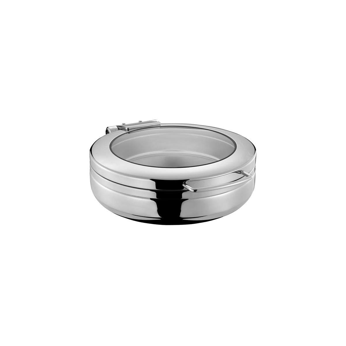 54906 - Chef Inox Round Induction Chafer W/Glass Lid 18/8 Large