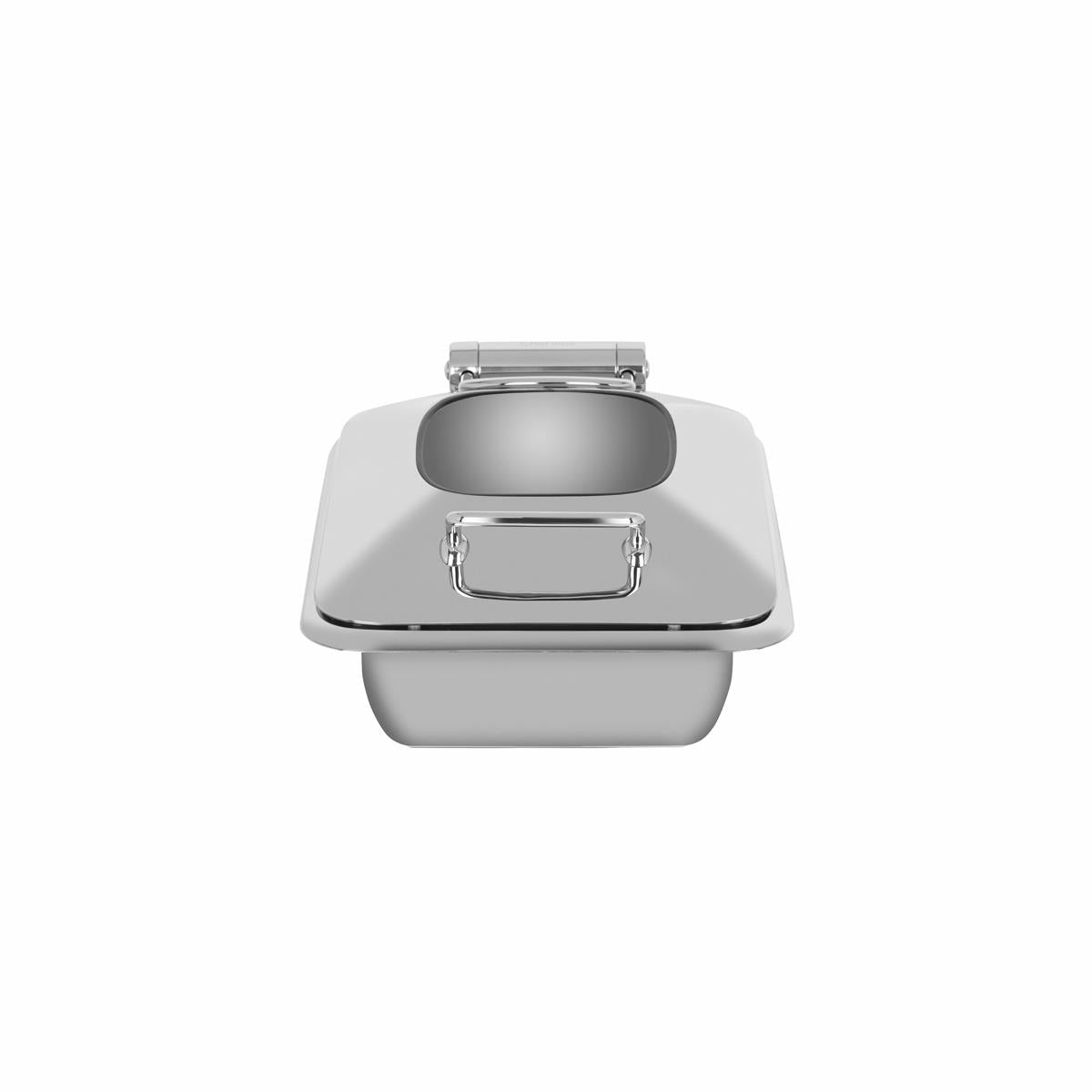 54921 - Chef Inox Ultra Rect Chafer W/Glass Lid S/S 1/2 Size