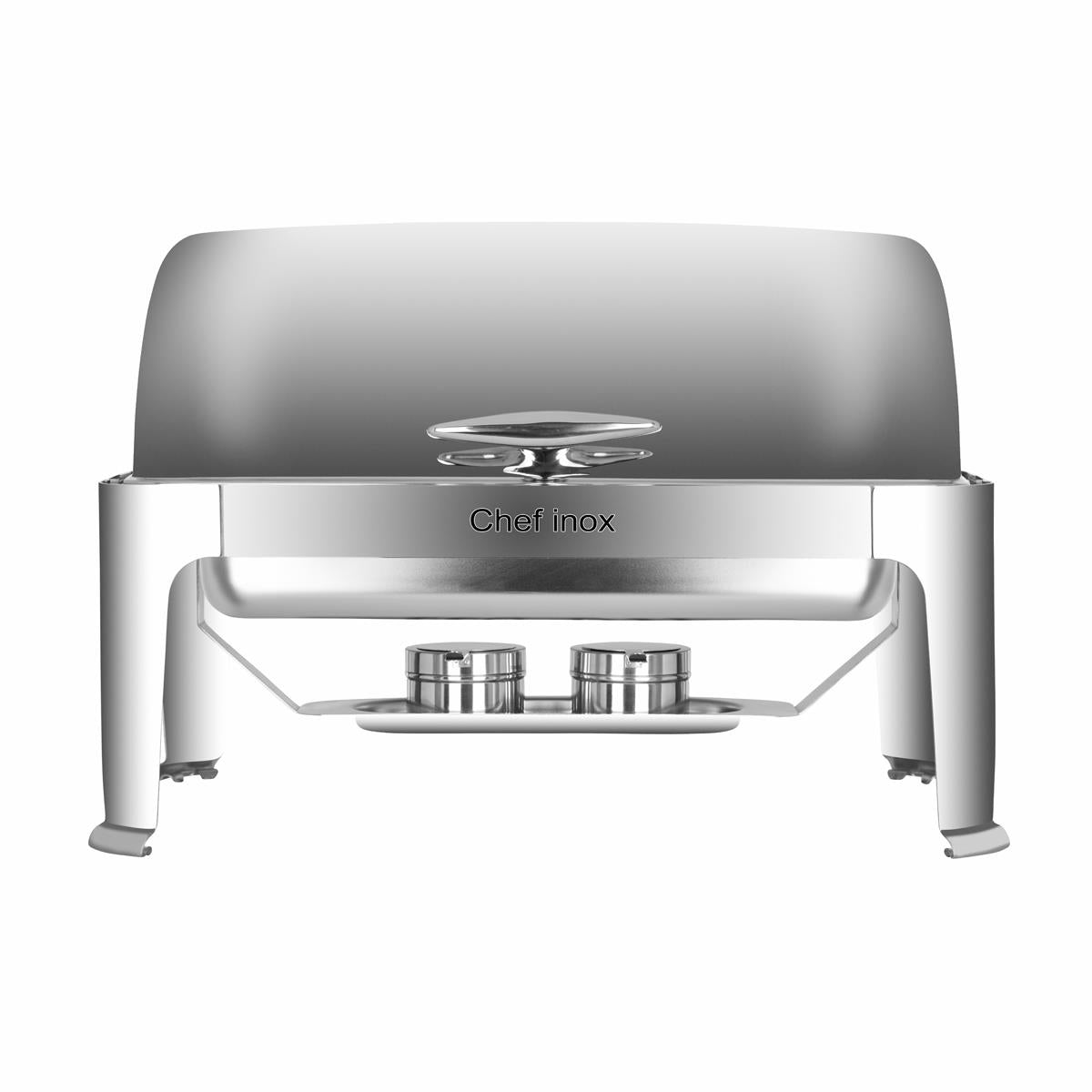 54961 - Chef Inox Chafer Roll Top Stackable S/S 1/1 Size