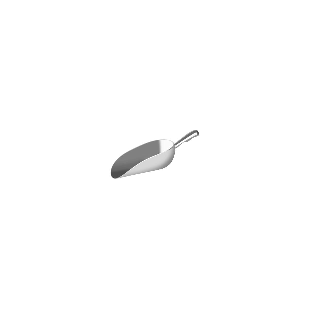 66012 - Chef Inox Round Scoop Aluminium (Set of 12) - Image 2
