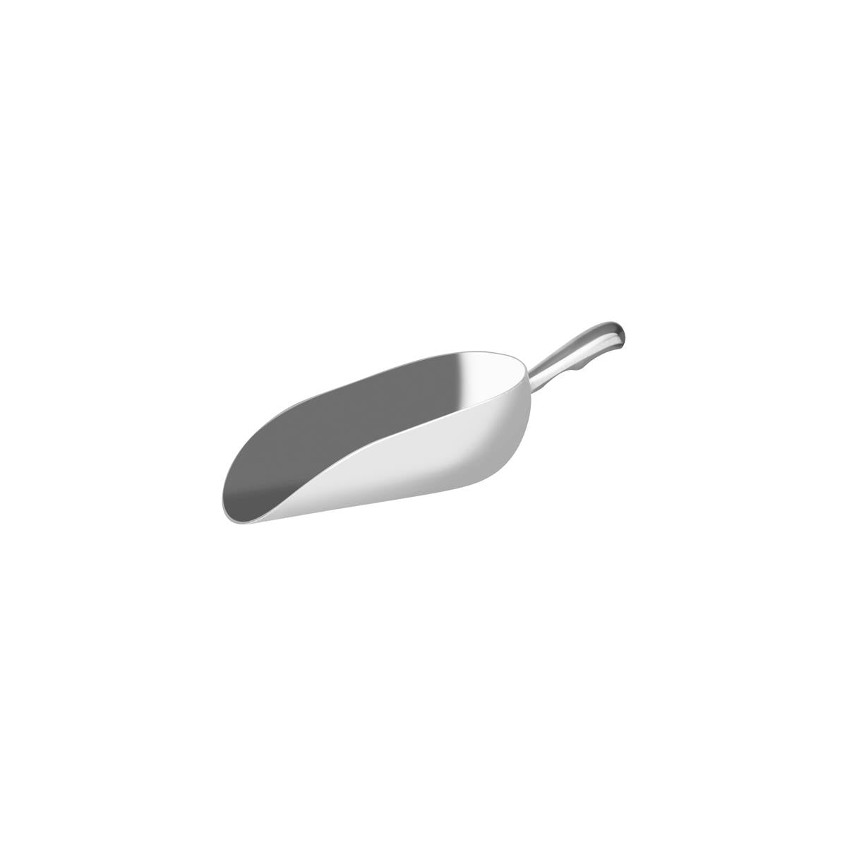 66026 - Chef Inox Round Scoop Aluminium 260X140Mm 1610Ml/57Oz