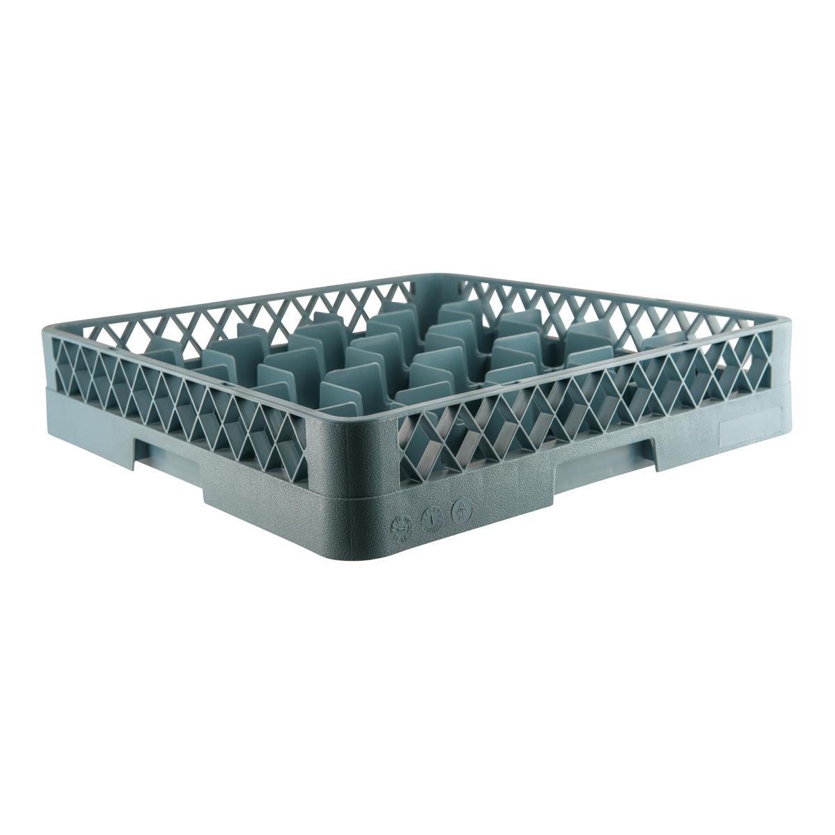 69825 - Chef Inox Washrack 25 Comp Grey 490x490x100mm (Sold in sets of 6)