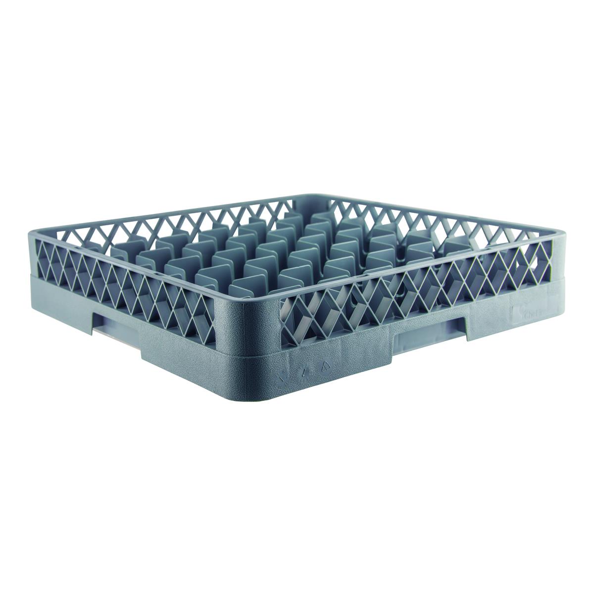 69849 - Chef Inox Washrack 49 Comp Grey 490x490x100mm (Sold in sets of 6)