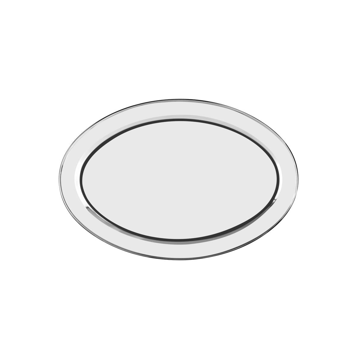 70710 - Chef Inox Oval Platter Rolled Edge S S (Sold in sets of 12) - Image 5