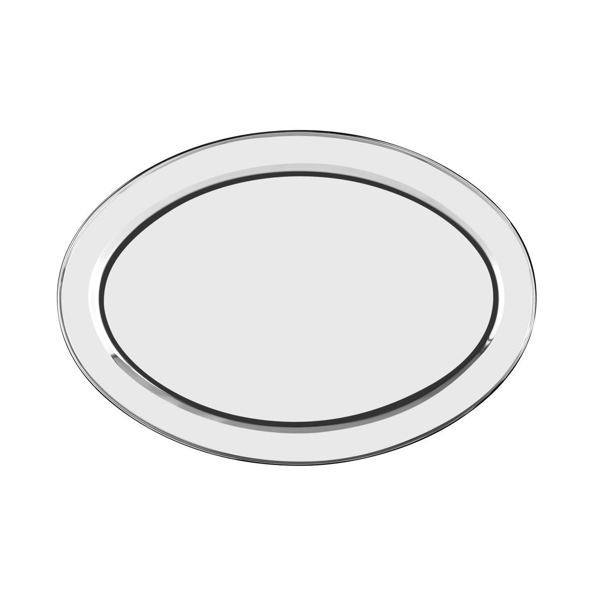 70710 - Chef Inox Oval Platter Rolled Edge S S (Sold in sets of 12) - Image 7