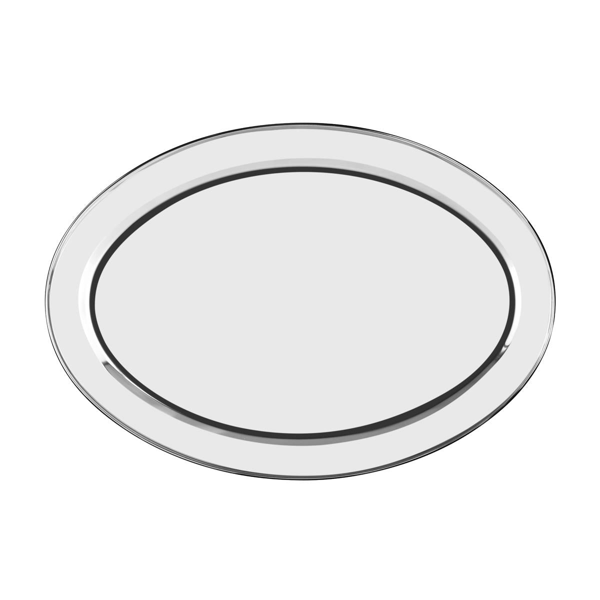70710 - Chef Inox Oval Platter Rolled Edge S S (Sold in sets of 12) - Image 8