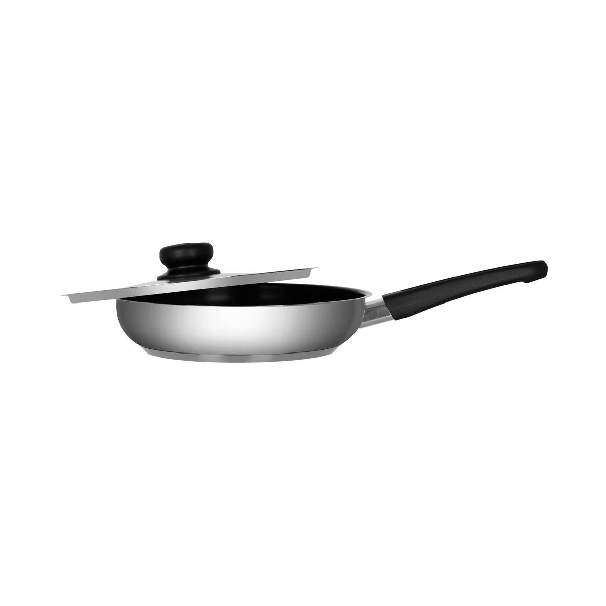73035 - Chef Inox Club Frypan W/Lid Non Stick 240x50mm