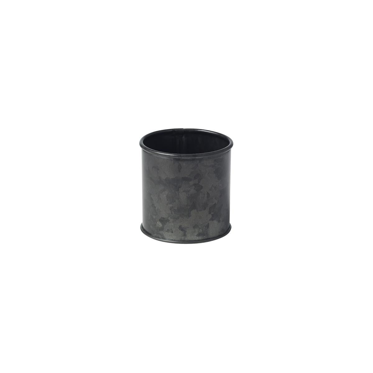 78720 - Chef Inox Coney Is Galvanised Blk Sugar Sachet Pot 70x70mm