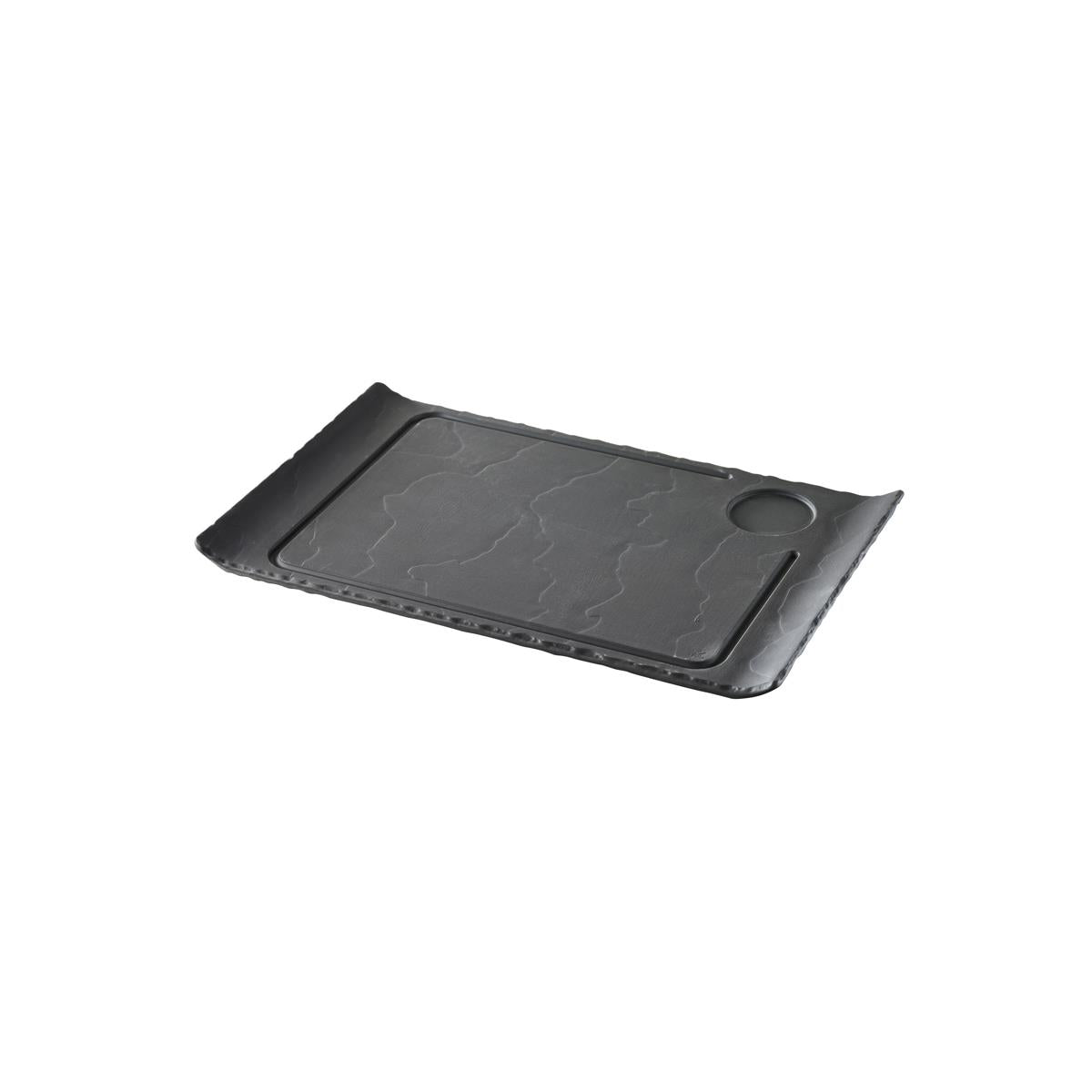93757 - Revol Basalt Steak Plate 395x240mm Slate (Sold in sets of 4)