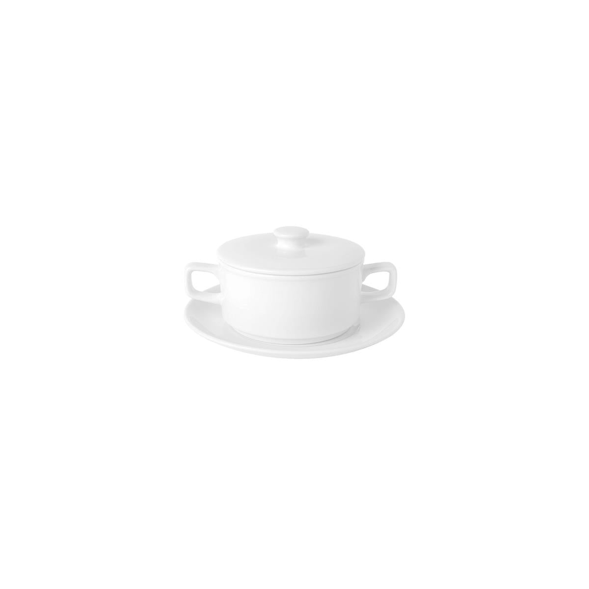 94339 - Soup Cup & Lid 2 Handle Chelsea 94340 (0239) (Sold in sets of 12)