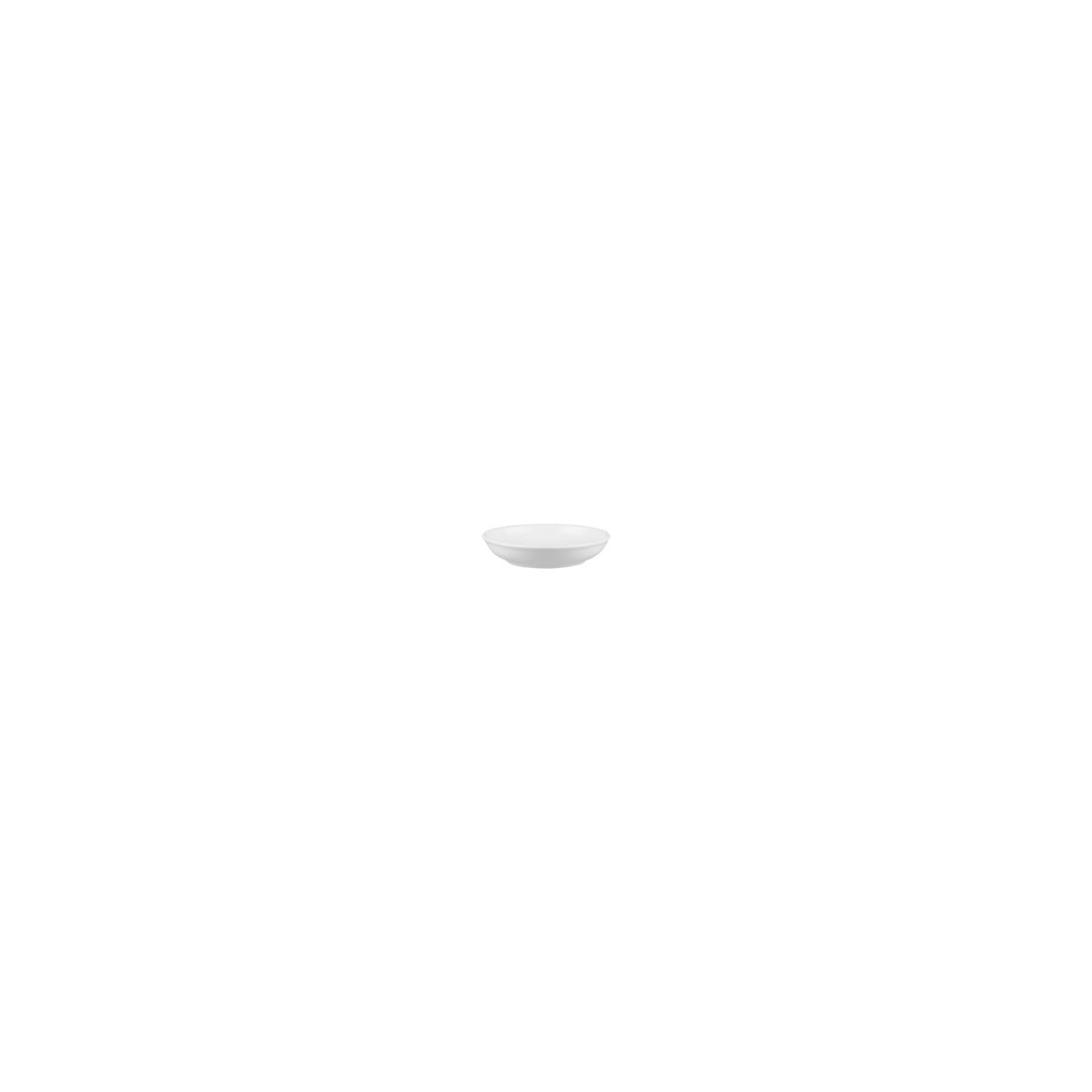 94860 - White Album Round Sauce Dish 84x20mm (U3223) (Sold in sets of 144)