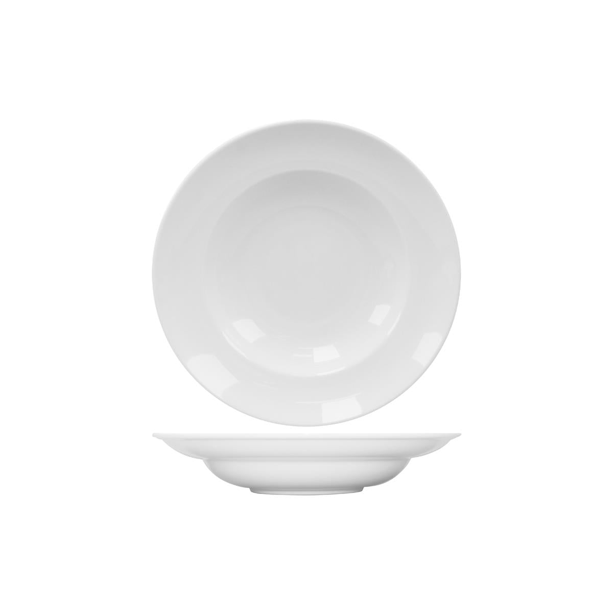 97642 - Patra Nova Wide Rim Round Plate Deep 280mm(0278) (Sold in sets of 12)
