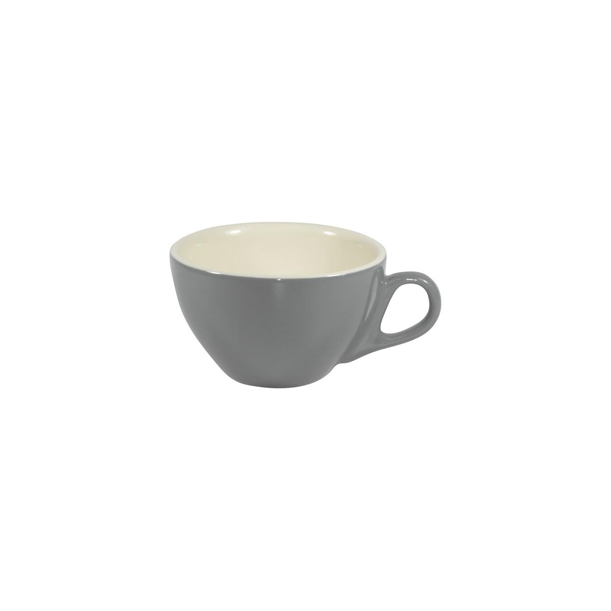 Brew-French Grey/White Cappuccino Cup 220ml (Sold in sets of 6)