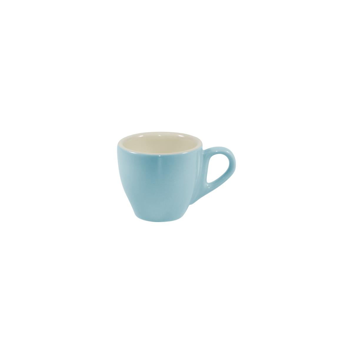 Brew-Maya Blue/White Espresso Cup 90ml (Sold in sets of 6)