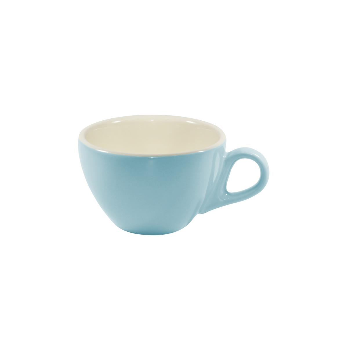 Brew-Maya Blue/White Latte Cup 280ml (Sold in sets of 6)