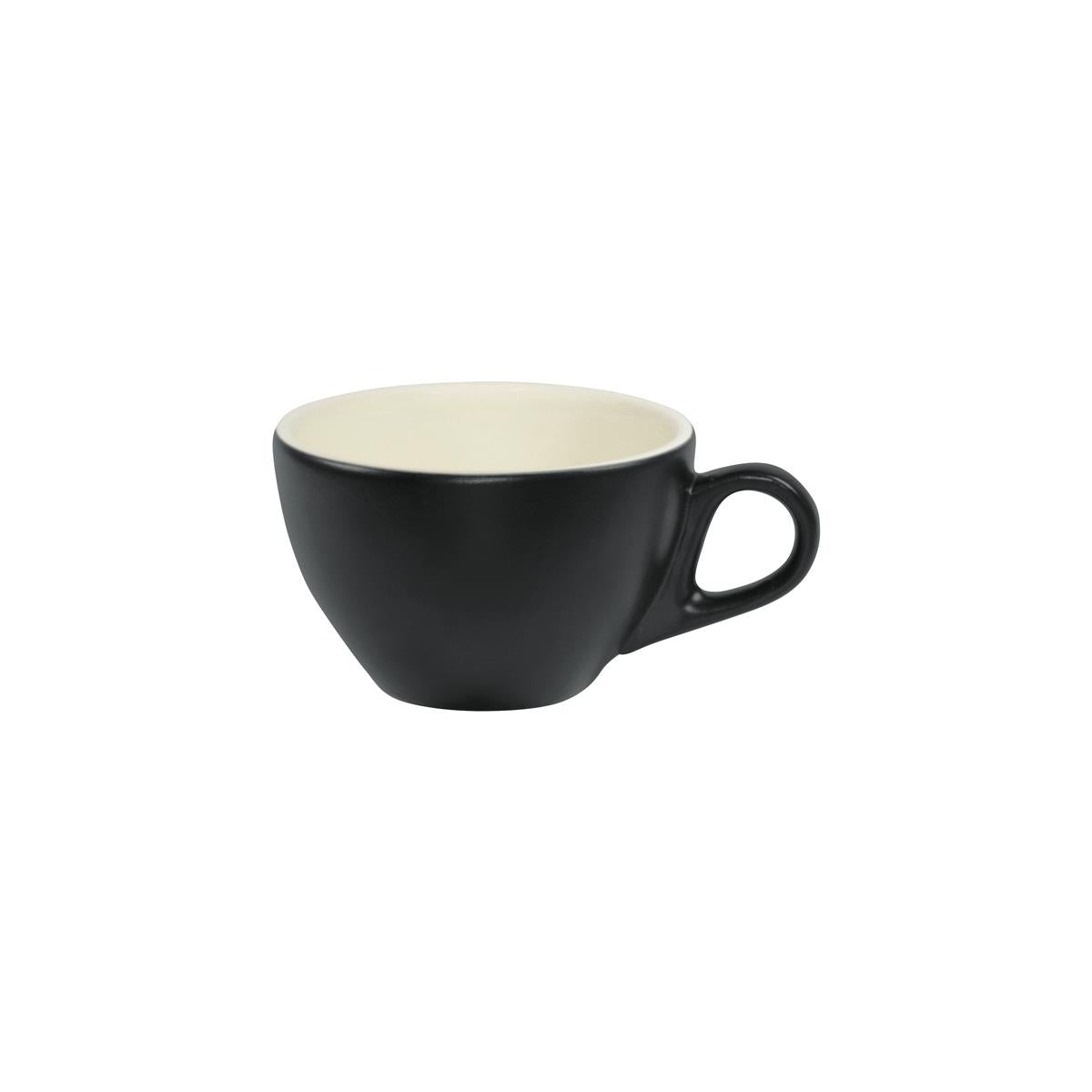 Brew-Smoke/White Matt Cappuccino Cup 220ml (Sold in sets of 6)