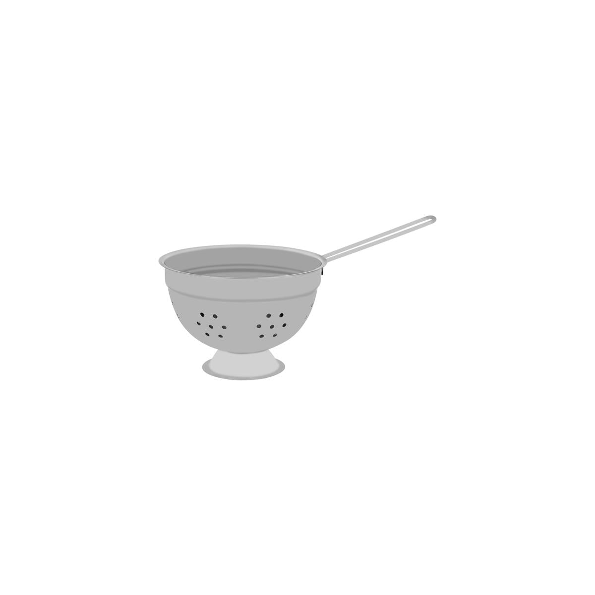 MINI-08220 - Chef Inox Miniature Colander W/Long Handle 18/8 120x80mm (Sold in sets of 4)