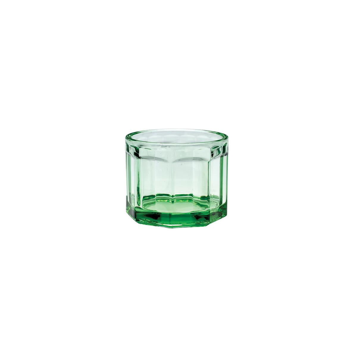 Glass Small 80x60mm, 160ml Transparent Green (Sold in sets of 16)