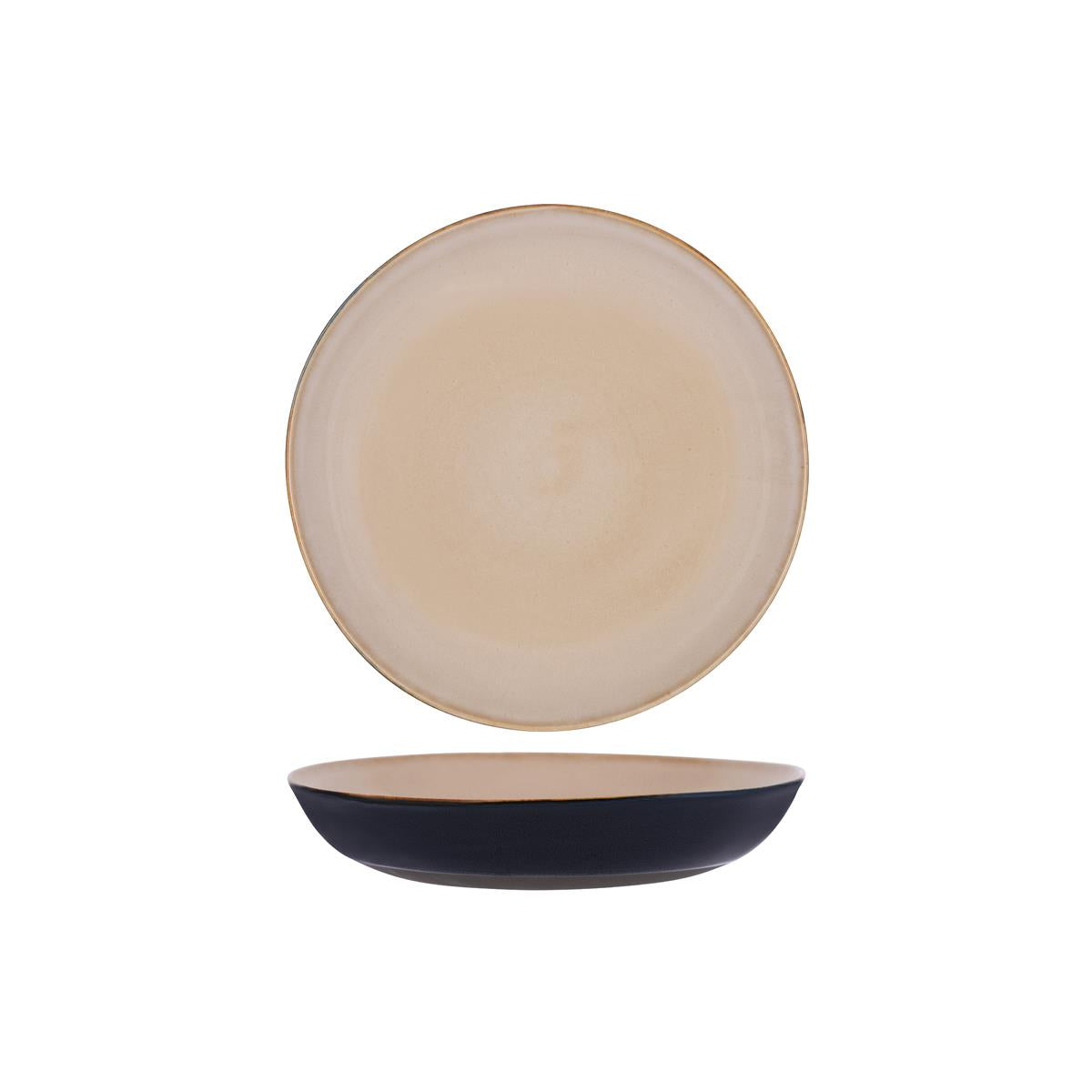 SERAXB5116178 - Terres De Reves Round Pasta Plate 235X45Mm Dark Grey/D-Blue