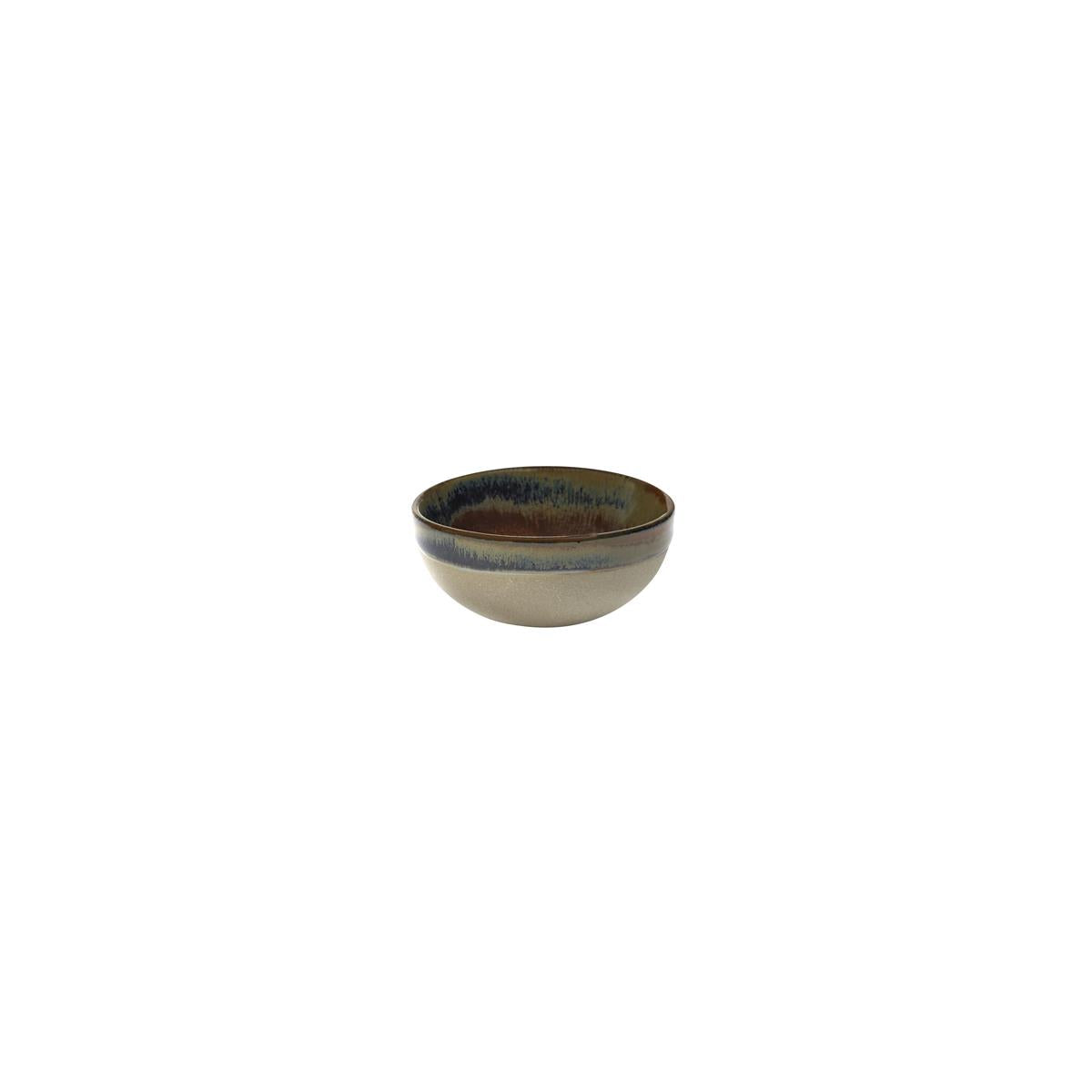 SERAXB5116207C - Serax Surface Small Round Bowl 90X40Mm Grey/Rusty Brown