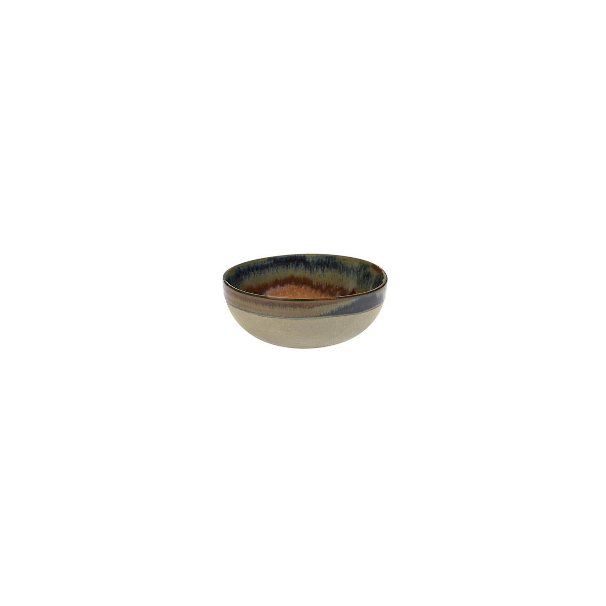 SERAXB5116208C - Serax Surface Medium Round Bowl 110X45Mm Grey/Rusty Brown