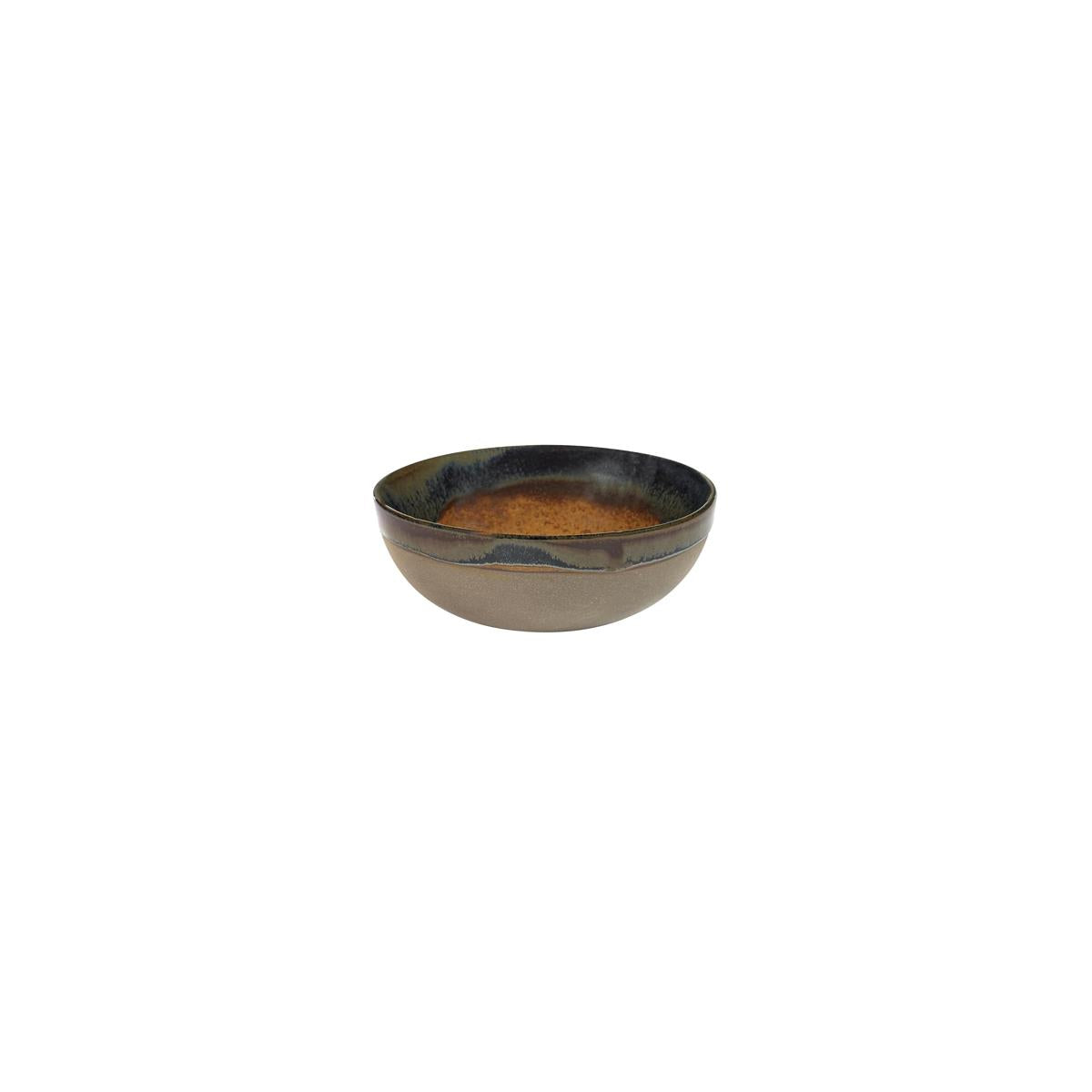 SERAXB5116209C - Serax Surface Large Round Bowl 130X50Mm Grey/Rusty Brown