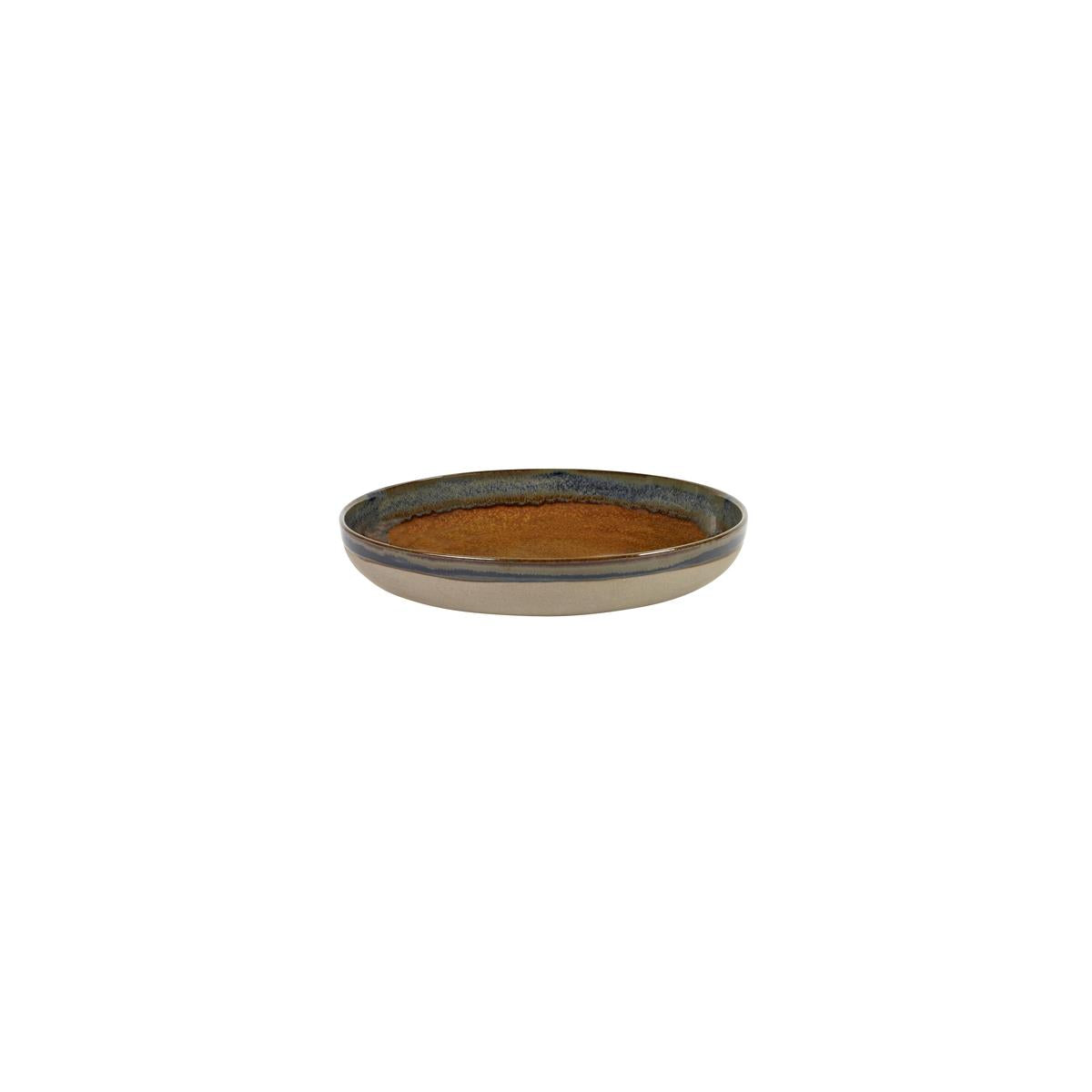SERAXB5116214C - Serax Surface Round Flared Platter 320x55mm Rusty Brown (Sold in sets of 2)