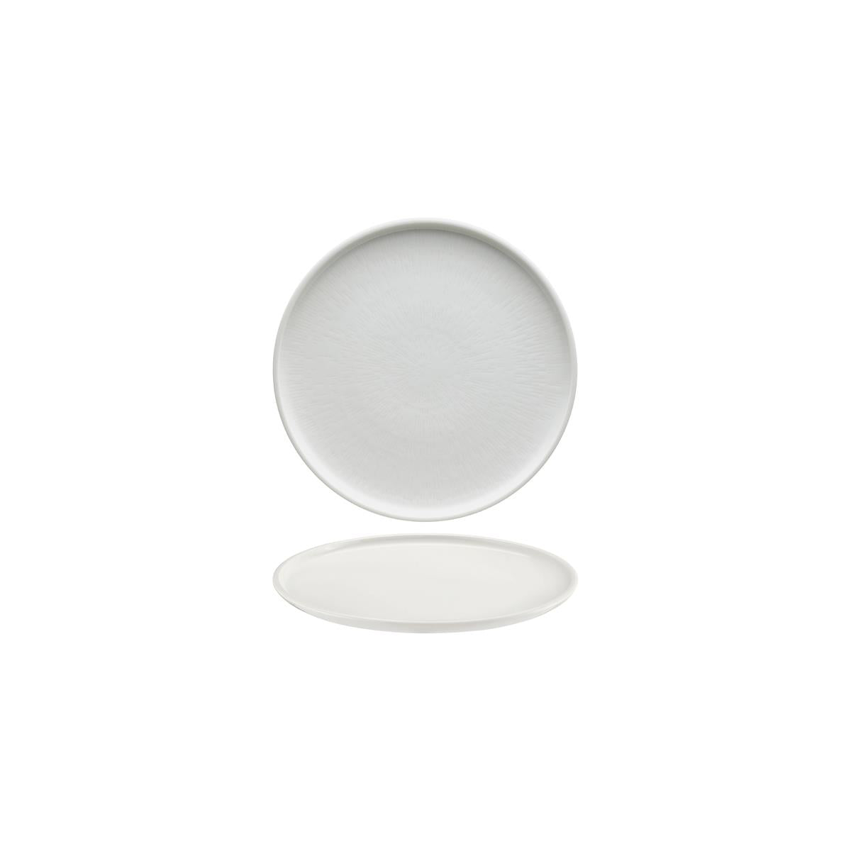 Schonwald Shiro Round Plate Flat Coupe Relief (Sold in set of 12)