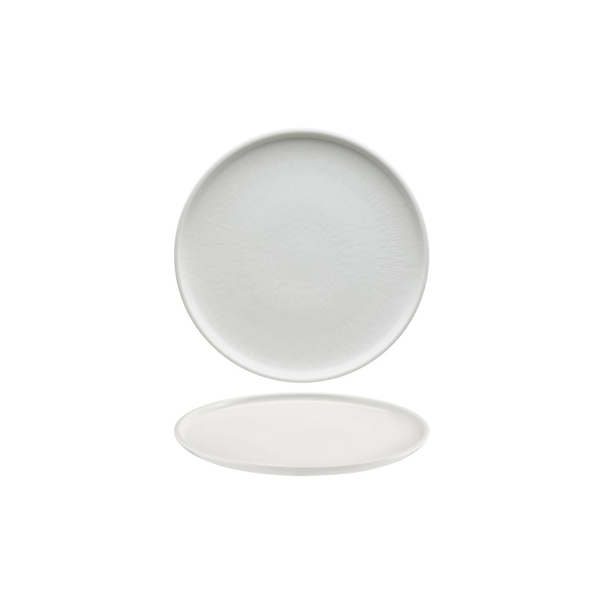 Schonwald Shiro Round Plate Flat Coupe Relief (Sold in set of 12)