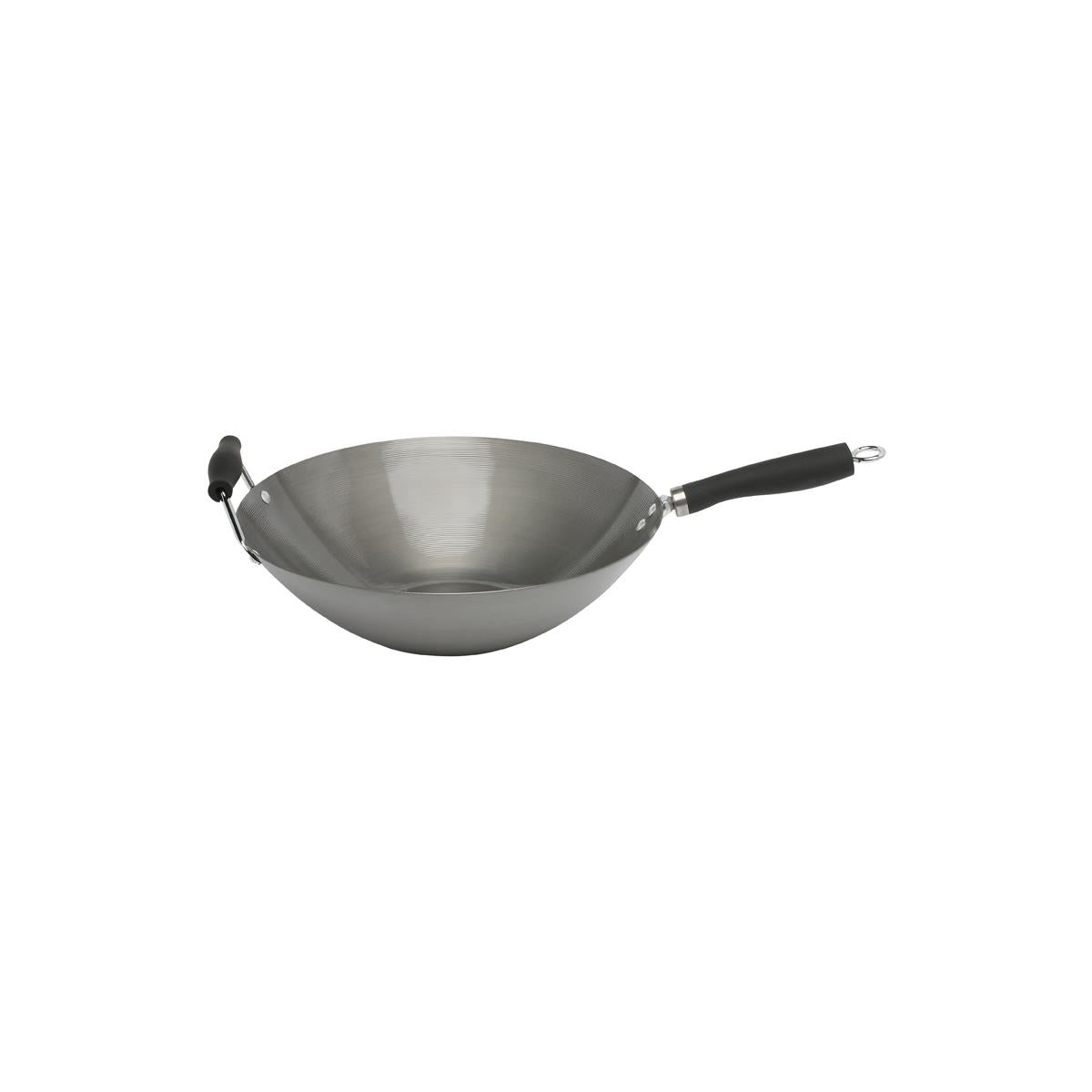 SR42118 - Stanley Rogers Wok-Carbon Steel Blk 350mm (Sold in sets of 2)