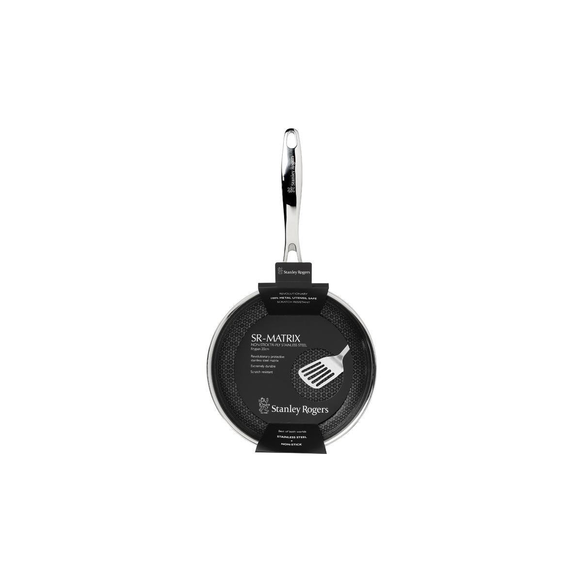 SR42301 - Stanley Rogers Matrix Frypan 200mm (Sold in sets of 4)
