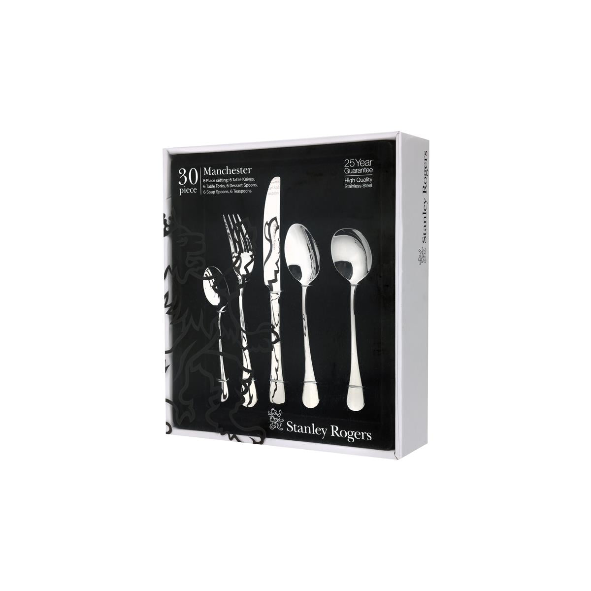 SR50550 - Stanley Rogers Manchester 30Pc Cutlery (Sold in sets of 6)