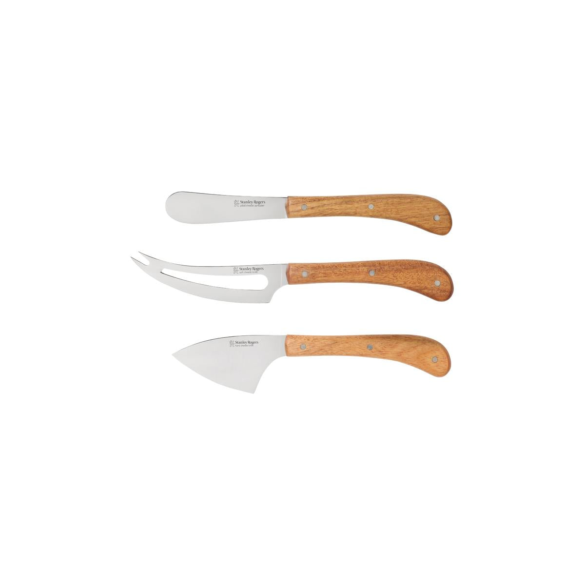 SR50806 - Stanley Rogers Pistol Grip Acacia Cheese 3Pc Set (Sold in sets of 12)