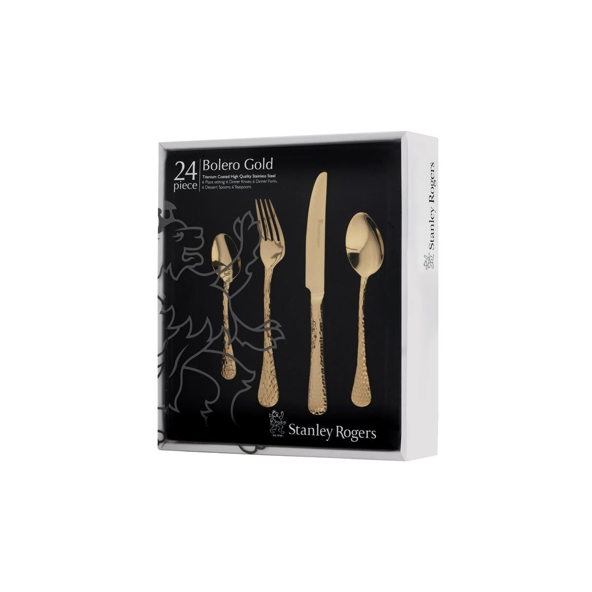 SR50860 - Stanley Rogers Bolero Gold 24Pc Cutlery Set