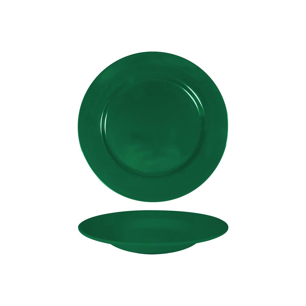 SUPER20404 - Superware Green Round Soup Plate 230Mm (Sold in sets of 6)