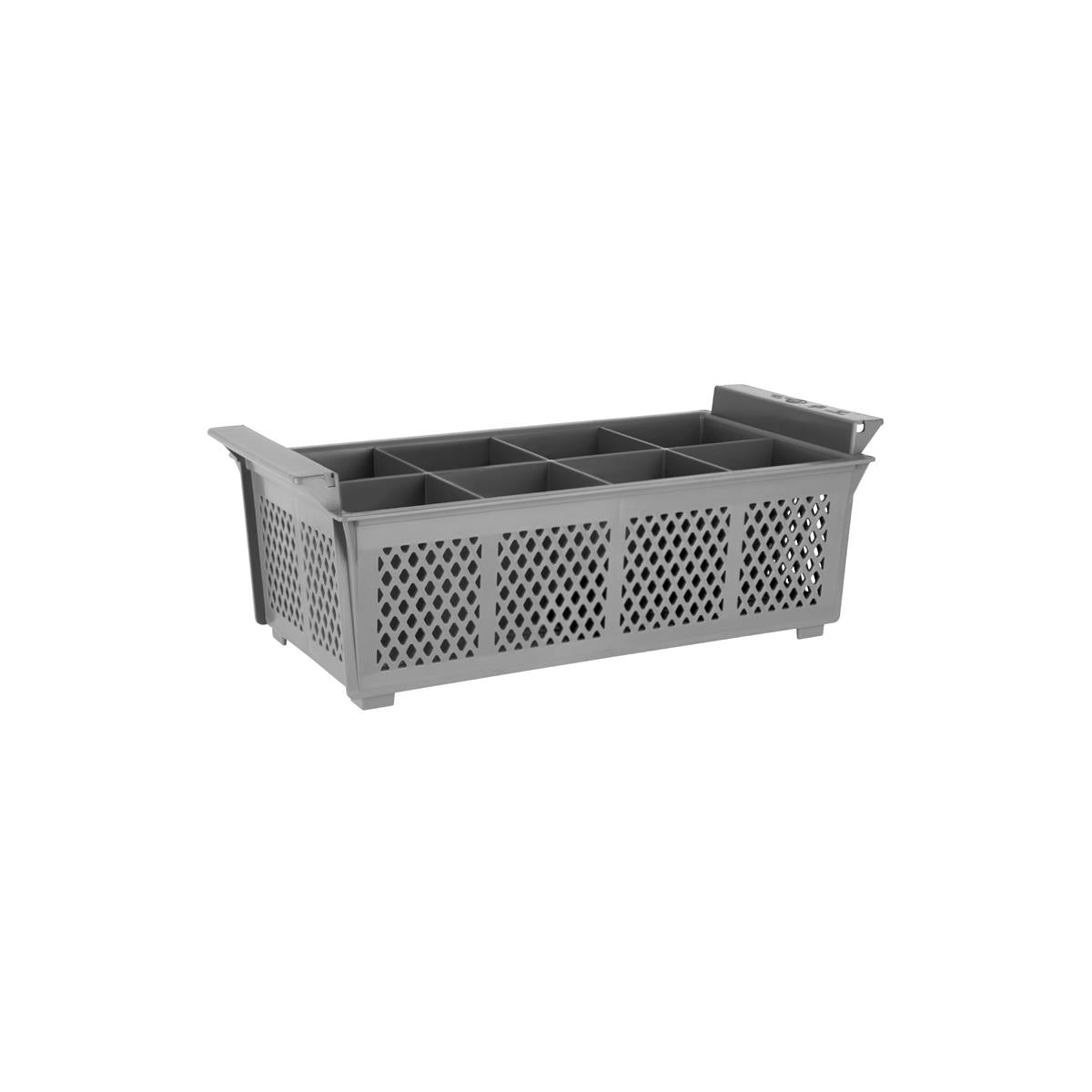 9605 - Unica Flatware Basket-Grey 8 Comps