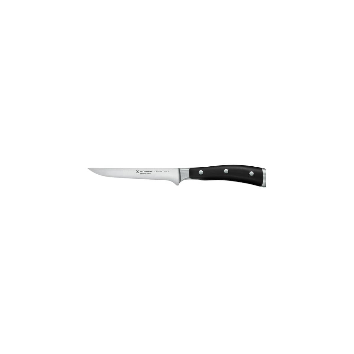 28002 - Wusthof Classic Ikon Black Boning Knife 140mm (1040331414W)